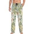 thumbnail image 4 of Light Flowers Ghost Pajama Pants, Men's Lounge Pants Light with Drawstring and Pockets, Christmas New Year Birthday Father's Day Gifts, Medium, 4 of 7