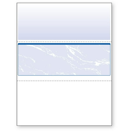 Beware Business Security Paper - DocuGard, PRB04509, Security Blue Marble Business Checks with 11 Features to Prevent Fraud, 500 / Ream, Marble Blue