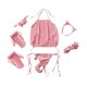 thumbnail image 1 of Gibobby Ropa sexy de mujer para sexo Conjunto de Lencería de Malla, Conjunto de Lencería Elegante para Dama para Noche de Bodas(Rosa, Talla única), 1 of 5