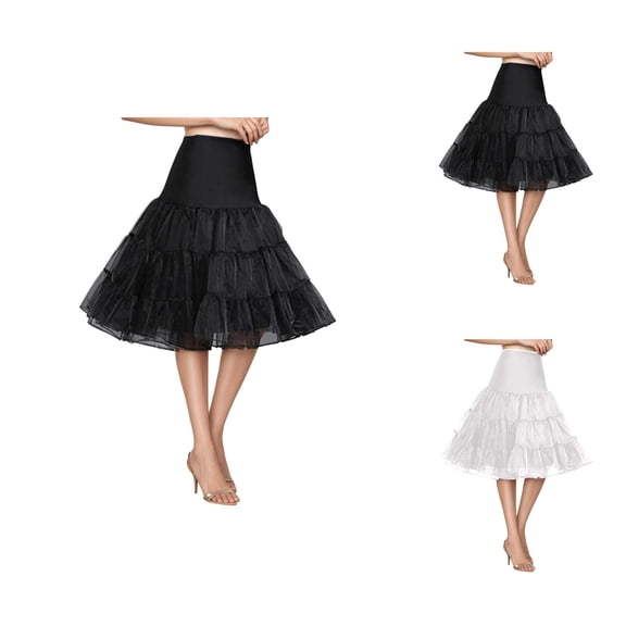 Layered Petticoat Underskirt Four Tier Soft For Poofy Skirt Support And Volume Enhancement
