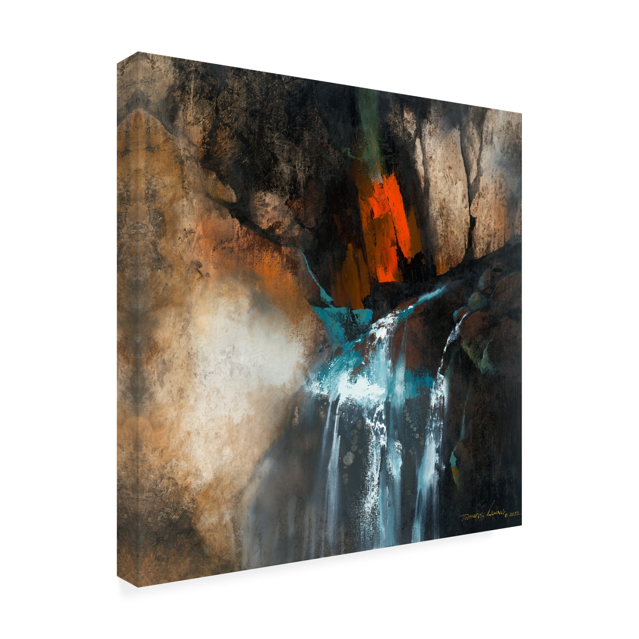 Canvas Wall Art - Thomas Leung 'Clear Spring' Wall Art for Living Room, Bedroom, or Office Décor by Trademark Fine Art - 24 x 24 Inches