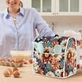 thumbnail image 6 of ZIATUBLES Boho Mandala Flower Kitchen Stand Mixers Dust Cover Portable Kitchen Appliance Cover with Top Handle Compatible with 6-8 Quart Easy to Clean Washable Kitchen Decor Accessories, 6 of 7
