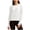 White, variant on Women's Seamless Long Sleeve Workout Top – Moisture-Wicking Yoga & Running Shirt with Thumbholes | Slim Fit Athletic Compression Top