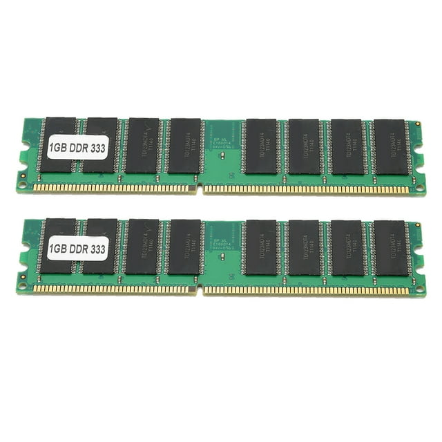Memory Module Ddr Memory Module Computer Memory Module 184pin Memory Module 2Pcs Memory Module Desktop DDR 333MHZ PC-2700 16 Grains On Both Sides For Computer Hardware