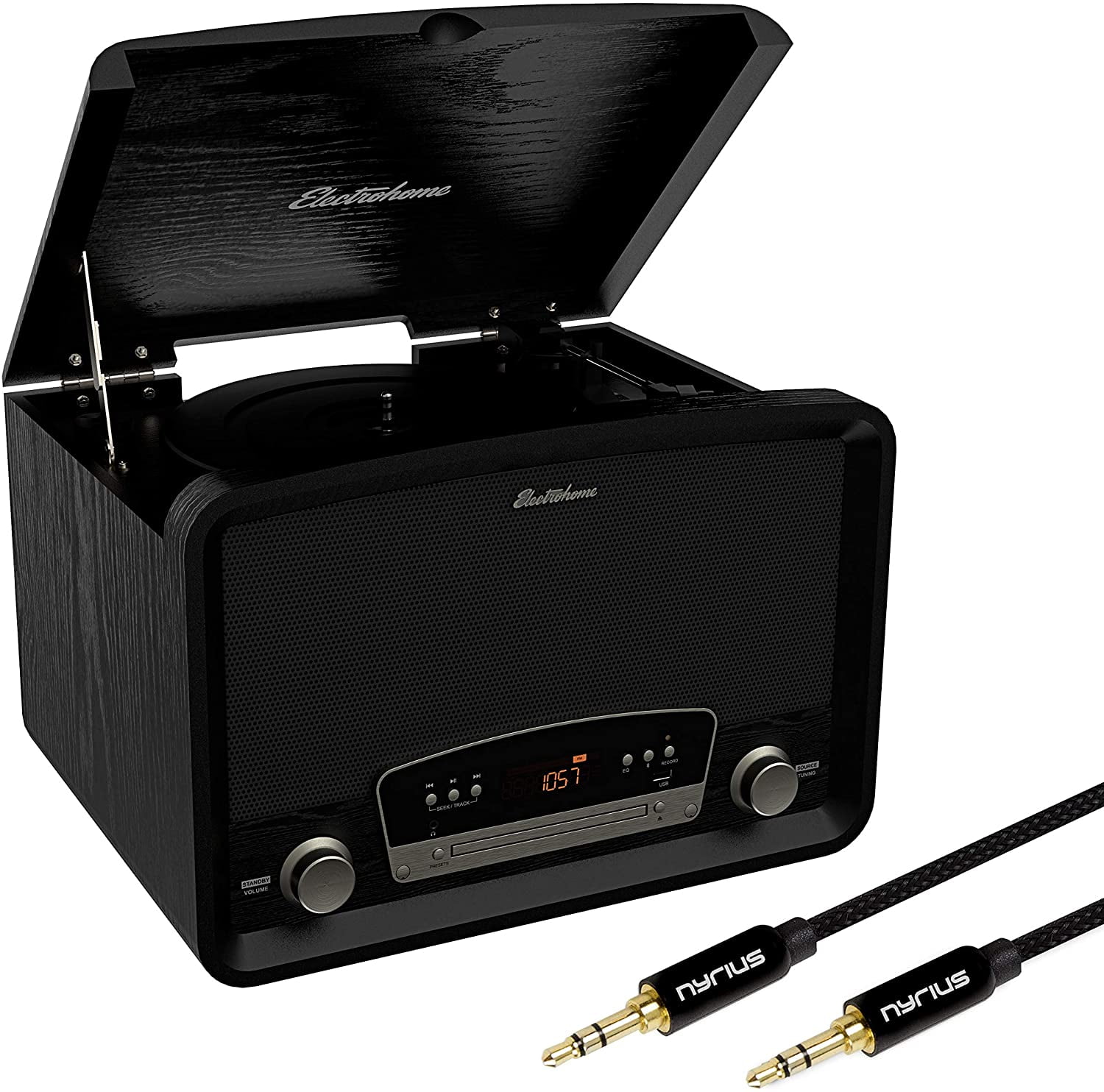 FM Radio, CD, Aux In, RCA/Headphone 