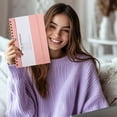thumbnail image 5 of CoreLiving Spiral Journal Notebook College Ruled Lined Paper Hardcover 200 Pages A5 Size 6.3" x 8.6" for Work Office Writing Taking Women Men Pink, 5 of 9