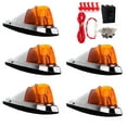 thumbnail image 5 of CCIYU 5x Amber Cab Marker Roof Top Clearance Light Replacement + 1 Set Wiring Pack Switch Assembly Wire Harness Replacement fit for Truck Trailer Waterproof Semi-trailer, 5 of 5