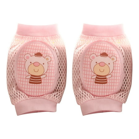 

iaksohdu 1Pair Baby Knee Pads Skin-friendly Breathable Fine Workmanship Babies Crawling Walking Knee Leggings for Family