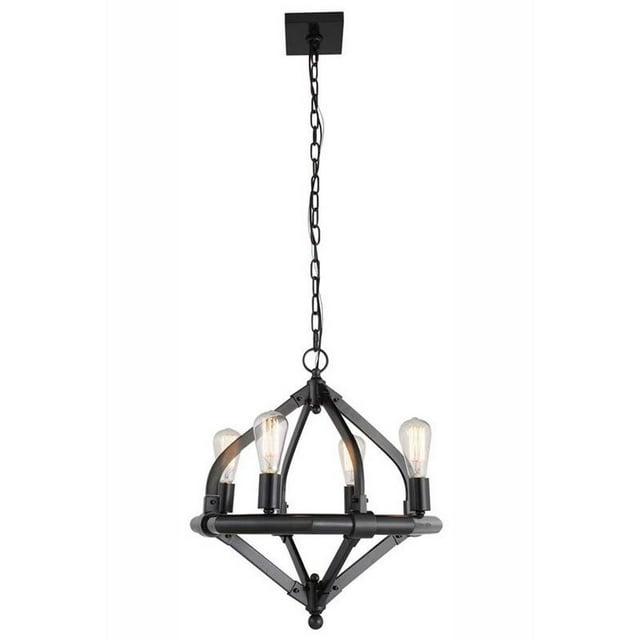 Elegant Lighting Illuminé 20" 4 Lustres Légers