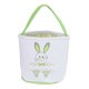 thumbnail image 1 of Bonita cesta de lona de conejito de Pascua para niños, regalo de almacenamiento de Pascua y cesta de huevos y conejos para decoración de fiesta infantil, 1 of 5