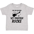 thumbnail image 3 of Inktastic For the Record My Pawpaw Rocks Boys or Girls Baby T-Shirt, 3 of 5