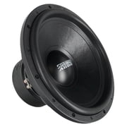 Sundown Audio SA-15 V.2 D4 Bundle: 15 in 1250W RMS DVC 4 Ohm Car Audio Subwoofer, RGS15 Sealed Box, Enclosure Install Kit, 3-items