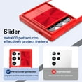 thumbnail image 5 of ELEHOLD For Samsung Galaxy S23 Ultra Case, Military Grade Protection Clear Slim Fit Anti-Yellowing Non- Slip Shockproof Protective Lens Cover Protection Case for Samsung Galaxy S23 Ultra,Red, 5 of 6