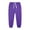 Purple, variant on THDHVS Boys Joggers,Pants for Boys,Boys Layer Fleece Lined Uniform Pants for Winter School Wear Cold Proof Thickened with Elastic Waist Warm Leggings Blue 7-8 Years