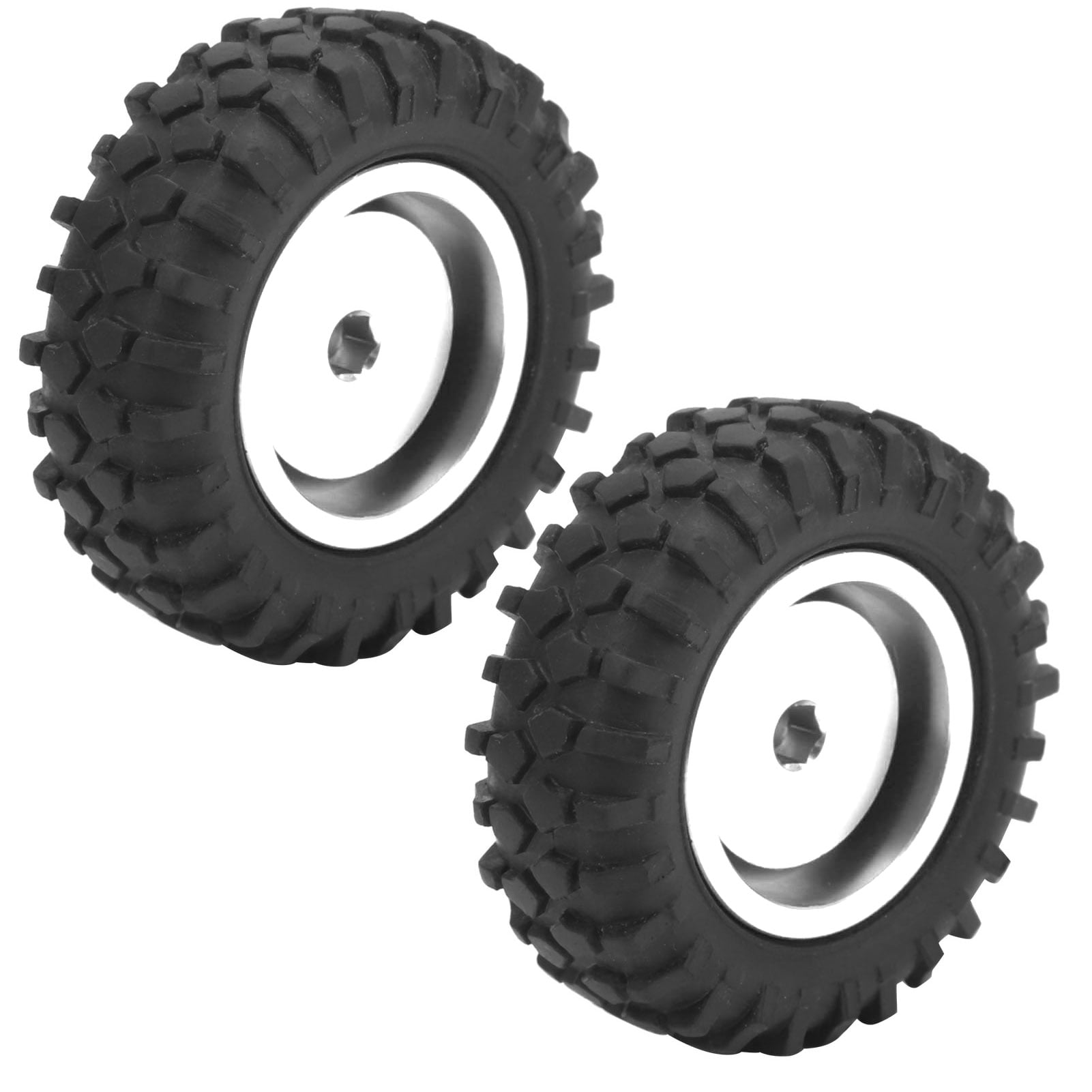 Qiilu RC Truck Wheel Rims RC Tires Truck Wheel Rubber Tire 55mm Dia qiilu-rc-truck-wheel-rims-rc-tires-truck-wheel-rubber-tire-55mm-dia
