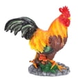 thumbnail image 1 of Decoración de gallo, adornos decorativos de jardín para exteriores, resistentes al agua, color rojo y marrón, atractivos y vivos, 1 of 14