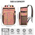 thumbnail image 3 of Funny Foodie Gift Idea - 20L Insulated Cooler Backpack for Pizza, Camping & Picnics, Leakproof Design with Bottle Opener, 3 of 6