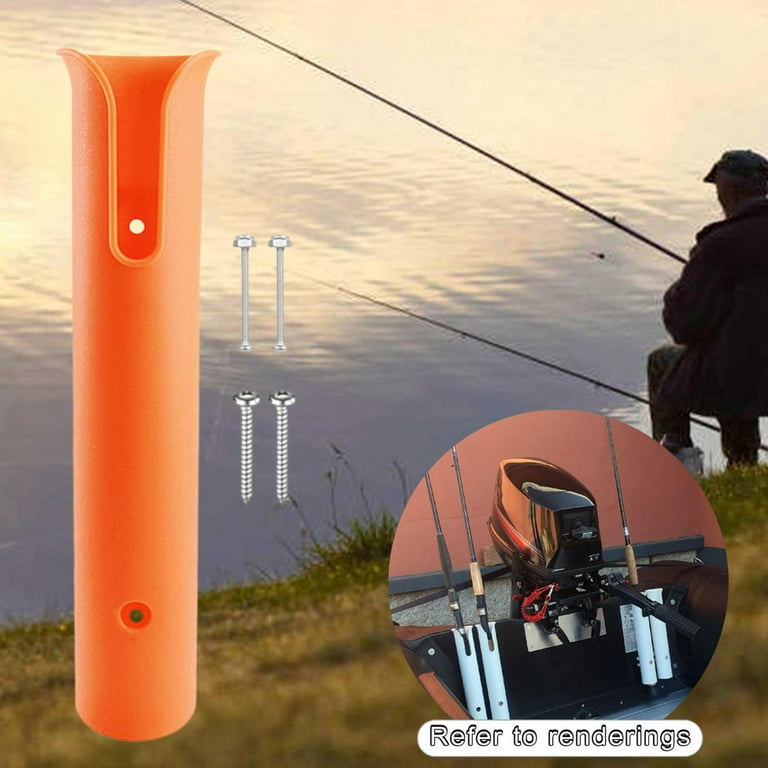Ideal for fishing rod holders, portable boat rod tubes, install, kayaks,  Orange