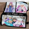 thumbnail image 4 of Picture Blankets Customized, 10 Photos Customized Blanket, Custom Picture Blankets, Gifts for Sister Dad Mom Daughter Son A Blankets, 4 of 5