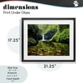 thumbnail image 4 of Stupell Industries Southwestern Punchbowl Falls in Emerald Forest Black Framed Print Under Glass, 21 x 17, by Dennis Frates, 4 of 8