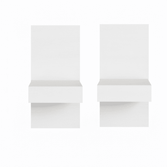 Nexera Milano Floating Nightstand Extension Panels (Set of 2)
