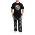 thumbnail image 5 of CafePress - Howling Wolf Men's Dark Pajamas - Men's Dark Loose Fit Cotton Pajama Set, 5 of 7