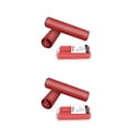 thumbnail image 3 of Yuarrent 1 par de empuñaduras de silicona para manillar de bicicleta de montaña, empuñaduras de 22,2mm, tapones para manillar, accesorios para rojo 2piezas Yuarrent CBP014498, 3 of 6