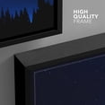 thumbnail image 4 of wall26 Canvas Print Wall Art Starry Blue Night Over Dark Forest Silhouette Nature Wilderness Digital Art Modern Art Landscape Relax/Calm Multicolor for Living Room, Bedroom, Office - 24"x36&quot, 4 of 5