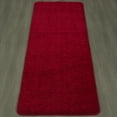 thumbnail image 3 of Ottomanson Luxury Washable Non-Slip Rubberback Solid 2x5 Indoor Runner Rug, 20" x 59", Red, 3 of 8