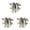 Beige 3PCS, variant on Women's Bow Banana Hair Clip Ponytail Clip Korean Bow Ponytail Clip Banana Clip For Thick Hair Accessories (White) 12X5cm