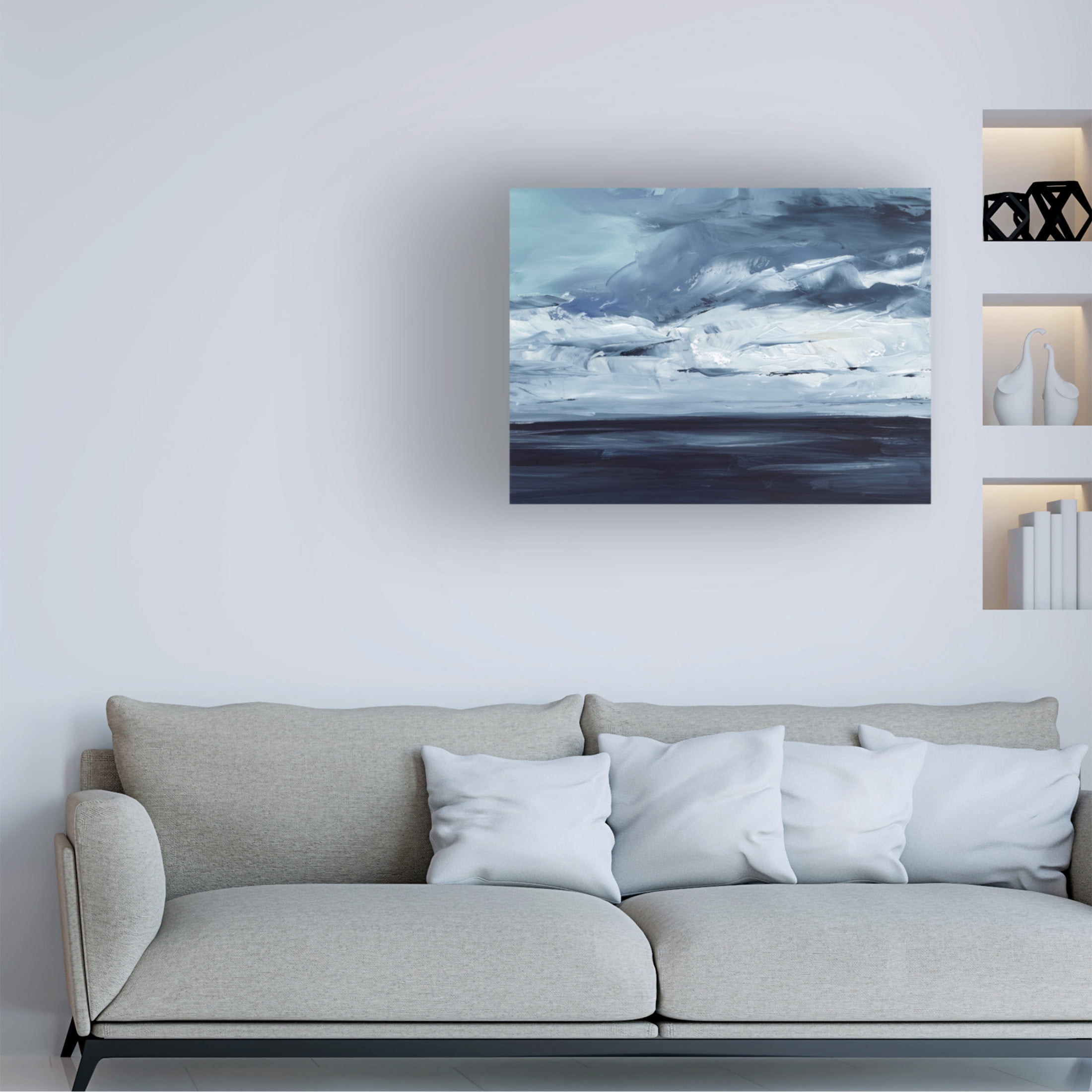 Trademark Fine Art Ethan Harper Moonlit Ocean II Canvas Wall Art
