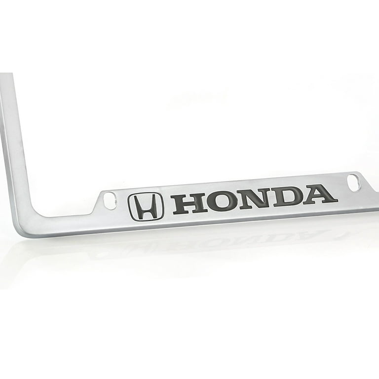 シルバープレート Honda Workmark Satin Silver Finish Plated Zinc Bottom Engraved