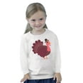 thumbnail image 3 of Awkward Styles Thanksgiving Toddler Long Sleeve Shirt Pink Turkey Kids T-Shirt, 3 of 5
