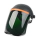 thumbnail image 2 of Casco de soldadura con casco resistente a impactos y protector de accesorios de soldadura Negro y verde, 2 of 9