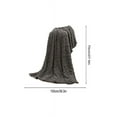 thumbnail image 3 of kchsji 70*100cm Super Soft Warm Solid Warm Micro Plush Fleece Blanket Throw Rug Sofa Bedding Yellow, 3 of 5