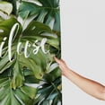 thumbnail image 3 of Orinice Tropical Green Plant Shower Curtain Get Naked Monstera Watercolor Botanical Banana Palm Leaf Summer Rainforest Jungle Green Leaves Nature Polyester Fabric Curtains Bathroom Set Hooks  60x72, 3 of 7