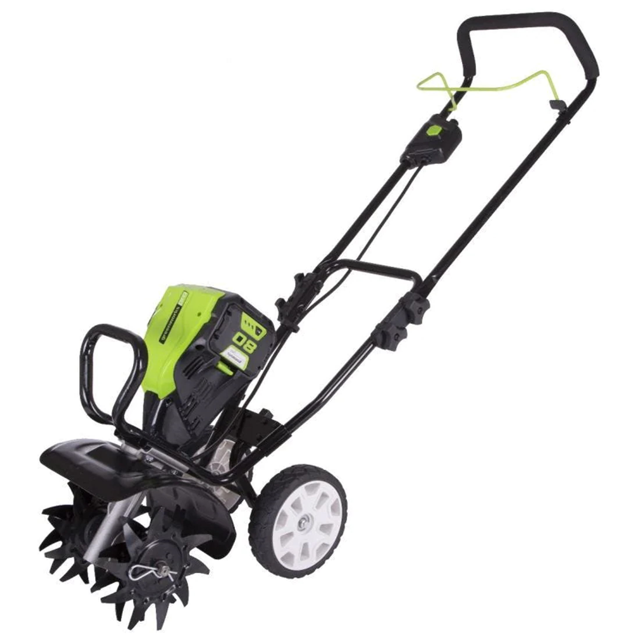Greenworks 80V 10" Tiller + (1) 2Ah Battery & Charger 2800302VT
