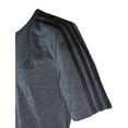 thumbnail image 3 of adidas Men's Climalite 3-Stripes Tee (Carbon, M), 3 of 4