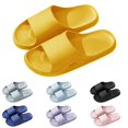 thumbnail image 2 of NOKIO Clearence Women’s PVC Bathroom Slippers Thick Non-Slip Sole Ultra-Soft Indoor Slides Odorless House Shoes for Home & Hotel Comfort, 2 of 5