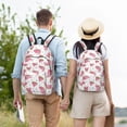 thumbnail image 6 of Balery Watermelon Vintage Canvas Backpack for Men and Women - Large Capacity, Durable Travel Laptop Bag for School, Work, Hiking, and Outdoor Activities, 6 of 7