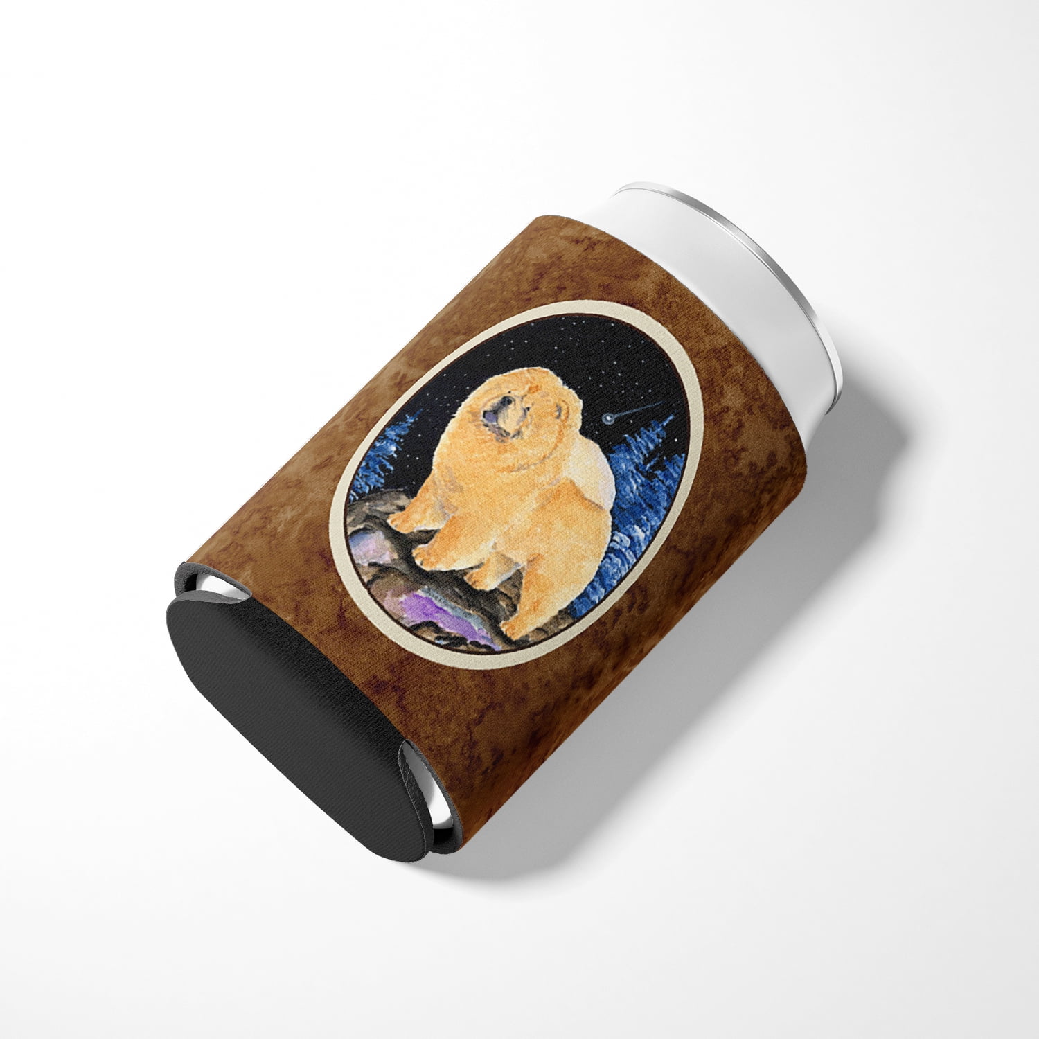 Starry Night Chow Chow Can or Bottle Beverage Insulator Hugger