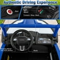 thumbnail image 4 of Gymax 24V Kids Ride on UTV w/ 4 x 100W Powerful Engine Remote Control High/Low Speed Navy, 4 of 7