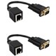 thumbnail image 1 of Adaptador VGA a RJ45, cable de red a VGA, conector de monitor a cable de red, extensor VGA., 1 of 5