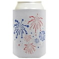 thumbnail image 4 of July 4th Party Favor Fireworks Light Blue 6-Pack Can Drink Sleeves, 4 of 8
