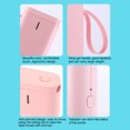 thumbnail image 3 of TFixolNIIMBOT Portable Handheld Thermal Label Printer Wireless BT Label Maker Sticker Machine Compatible with iOS Android Smartphone for Home Office School Supermarket Store Labeling Barcodes Journals, 3 of 7