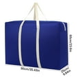 thumbnail image 2 of SLYNSHome Extra Large Storage Bag Moving Bags Thickened Tote Bags with Handles Luggage Bag for Clothes Blankets Toys - 35.4x23.6x9.8 inch (Blue), 2 of 6