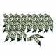 thumbnail image 3 of 20x Pañuelos para el pelo para mujer, cintas para el pelo, bandas para el pelo, coleteros, coleteros Verde oscuro, 3 of 9