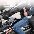 thumbnail image 3 of Motorcycle Backseat Handle, Adjustable Reinforce Buckle Bandage, Waist Belt Black Backseat Handle, Passenger Seat Grip Strap Motorcycle Accessory, for Children Motorcycle Passenger, 3 of 5
