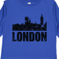 thumbnail image 4 of Inktastic London England City Skyline with Grunge Boys or Girls Long Sleeve Toddler T-Shirt, 4 of 5