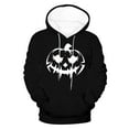 thumbnail image 5 of Sudadera con capucha de Halloween para hombre, informal, de moda, con cuello redondo, estampado, manga larga, blusa de poliéster, 5 of 5